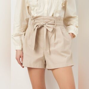 Zara NWT Paperbag Poplin Short Style 1608/221